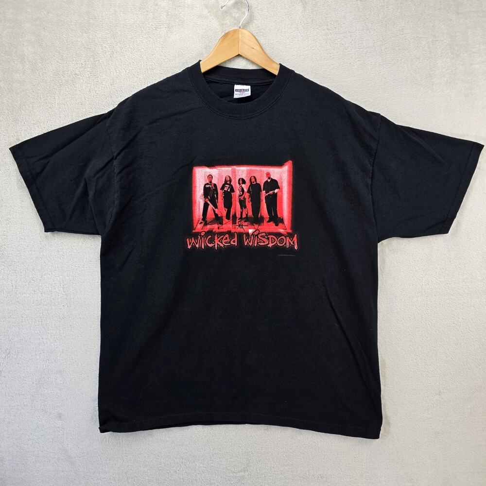 Vintage Wicked Wisdom 2006 Tour Shirt Mens XL Jada Pinkett Smith Numetal Y2K